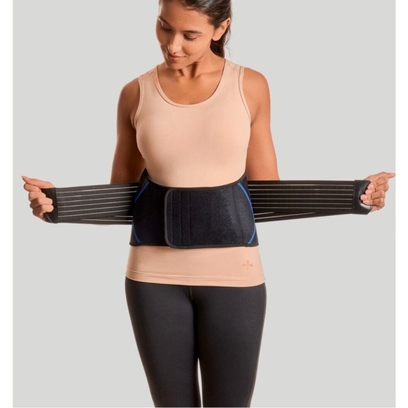 Tommie Copper Black Adjustable Back Brace Unisex Sm/M NWT - Picture 5 of 8